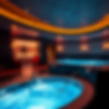 Luxurious spa and relaxation area