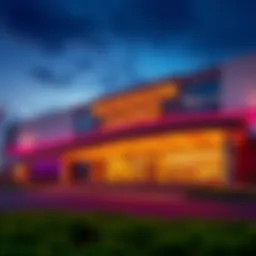 Exterior view of the Muskegon Casino showcasing its modern architecture