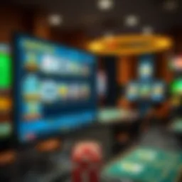 A digital interface showcasing various online sweepstakes games.