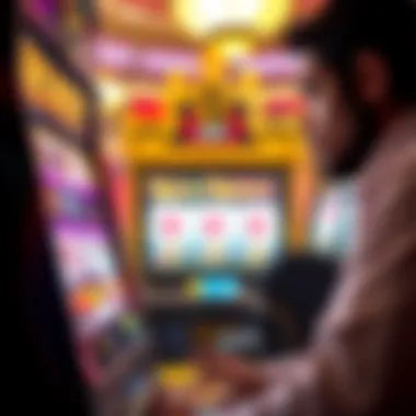 Player engaged with Royal Monkey slot interface