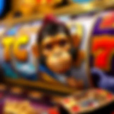 Close-up of Royal Monkey slot symbols and payouts