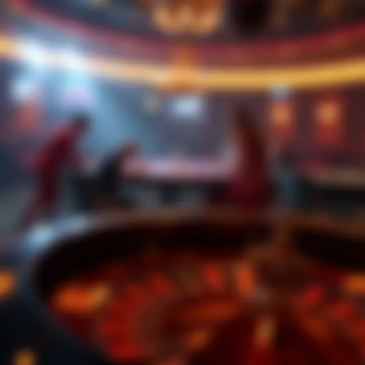 A serene roulette atmosphere promoting respectful interaction