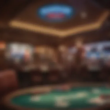 An overview of ThunderValley Poker venue showcasing its vibrant atmosphere