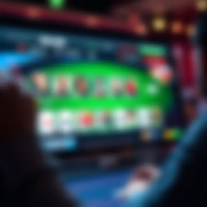 Diverse Poker Game Options Diverse poker game options displayed on a digital interface