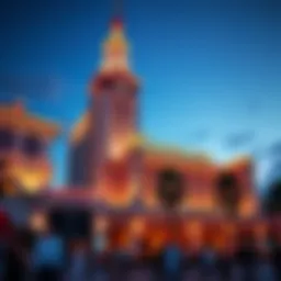 Facade of Tropicana Casino and Hotel showcasing its architectural elegance