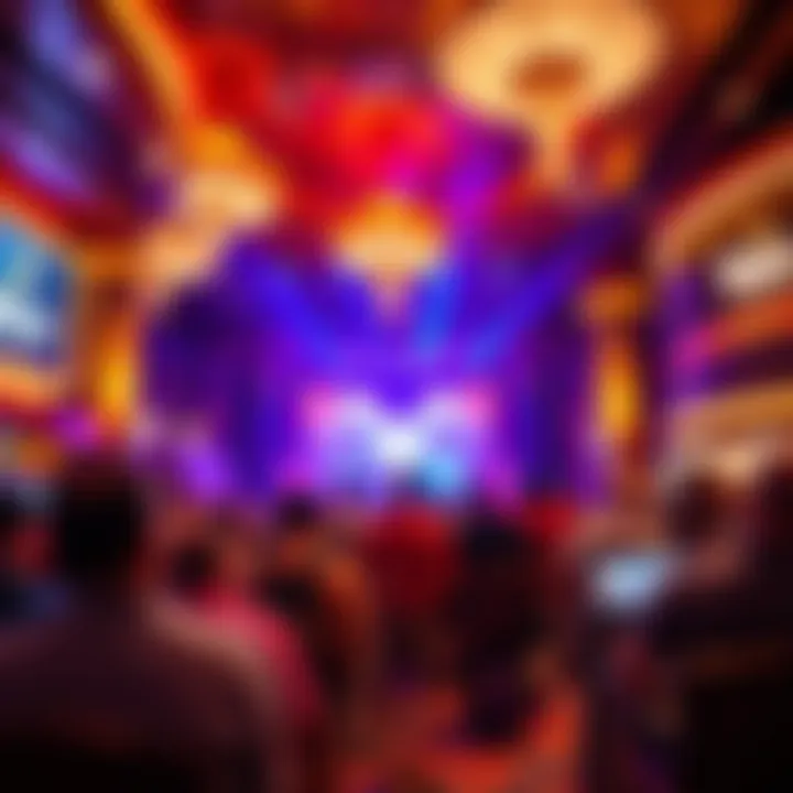 Vibrant entertainment show at Tropicana, highlighting its dynamic atmosphere.